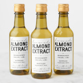 手作パーソナライズされたりアーモンドエキストラベル ワインラベル (ボトル)