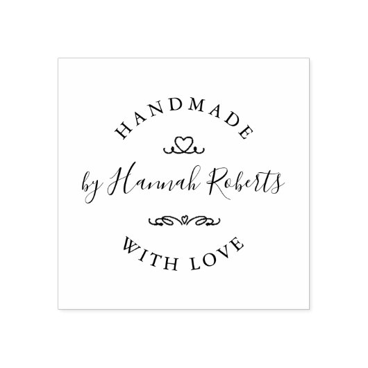 手作パーソナライズされたりゴム印 ラバースタンプ (インプリント)