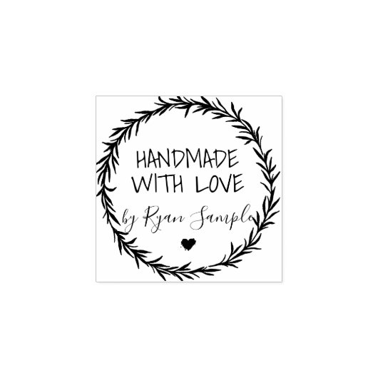 手作パーソナライズされたりゴム印 ラバースタンプ (インプリント)