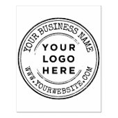 手作パーソナライズされたりビジネスロゴ大 ラバースタンプ (インプリント)