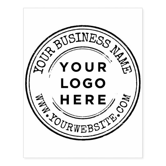 手作パーソナライズされたりビジネスロゴ大 ラバースタンプ (インプリント)