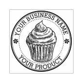 手作パーソナライズされたりロゴカスタム大 ラバースタンプ (インプリント)