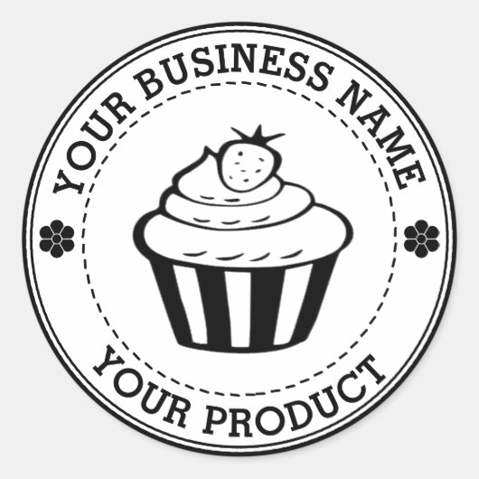 手作パーソナライズされたりロゴカスタム ラウンドシール (正面)