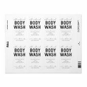 手作パーソナライズされたり体洗いラベル ラベル (フルシート)