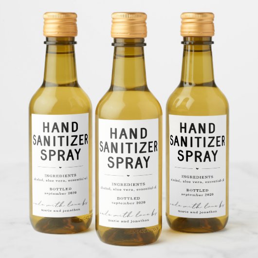 手作パーソナライズされたり手磨き器スプレーラベル ワインラベル (ボトル)