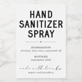 手作パーソナライズされたり手磨き器スプレーラベル ワインラベル (シングルラベル)