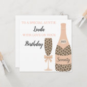 手作パーソナライズされたり誕生日 カード (正面/裏面インサイチュ)