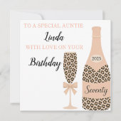 手作パーソナライズされたり誕生日 カード (正面)