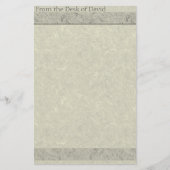 手作フェイクり紙古い文ファッションド房具 便箋 (正面)