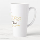 手作モダンりコーヒー歓迎カスタムビジネスログ カフェラテマグ (右)