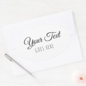 手作モダンりシンプルヴィンテージシンプルトレンディー 楕円形シール (封筒)