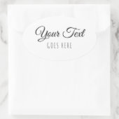 手作モダンりシンプルヴィンテージシンプルトレンディー 楕円形シール (バッグ)