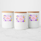 手作モダンり梅パーソナライズされた フードラベル (ボトル)