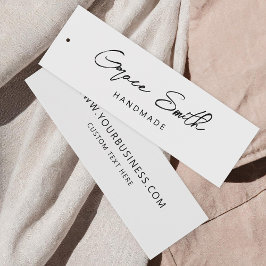 手作モダンり業務用衣料ラベルつるラベル