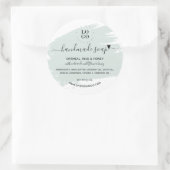 手作モダンミニマルり手作り石鹸 ラウンドシール (バッグ)