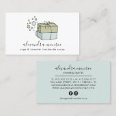 手作ユニークりモダンSOAPS名刺 名刺 (正面/裏面)