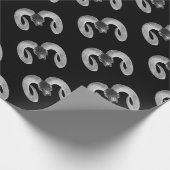 手作ユニークりヤギスカル ラッピングペーパー (角)