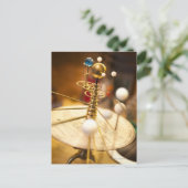 手作伝統的りの真鍮の宝庫 ポストカード (スタンド正面)