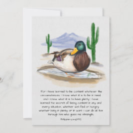 手作感動的り，聖書の詩，アヒル，砂漠 シーズンカード