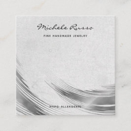 手作素晴らしりQRコードジュエリー表示カード コーリングカード