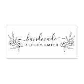 手作素朴りエレガントスクリプト ラバースタンプ (インプリント)