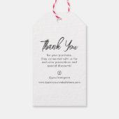 手作素朴りストロベリージャムメイソンジャールつるラベル ギフトタグ (裏面)