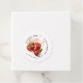 手作素朴りストロベリージャム包装つるラベル フェイバータグ (インサイチュ)