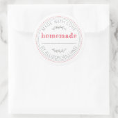 手作素朴り焼いたグッズ缶詰モダン ラウンドシール (バッグ)