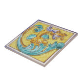 手作絵を描りセラミックタイル – スペイン、メキシコ タイル (側面)