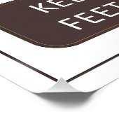 手保と足のポスター ポスター (コーナー)