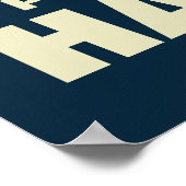 手保護作業場安全レトロ ポスター (角)