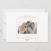 手信じ入力バラ金ゴールドホリデーフォト シーズンカード (裏面)