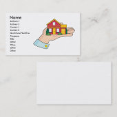 手元の家 名刺 (正面/裏面)