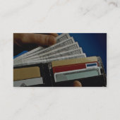 手元の財布 名刺 (裏面)