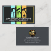 手元工具パネルフレーム請負業者 名刺 (正面/裏面)