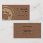 手先印素朴字ロゴトリマークラフト名刺 名刺 (正面/裏面)