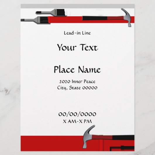 手利大工フライヤー チラシ (正面)