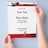 手利大工フライヤー チラシ (手)