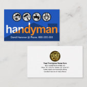 手利屋上シルエットホーム修理 名刺 (正面/裏面)