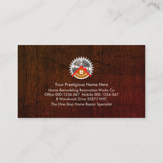 手利木材層 名刺 (裏面)