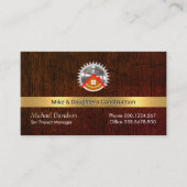 手利木材層 名刺 (正面)