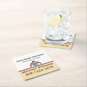 手利業者ホーム修理事務所 スクエアペーパーコースター (インサイチュ)