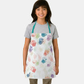 手刷りエプロン子供へ エプロン (インサイチュ)