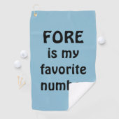 手前は私のお気に入りのナンバーブルーおもしろい ゴルフタオル (インサイチュ)