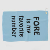 手前は私のお気に入りのナンバーブルーおもしろい ゴルフタオル (横)