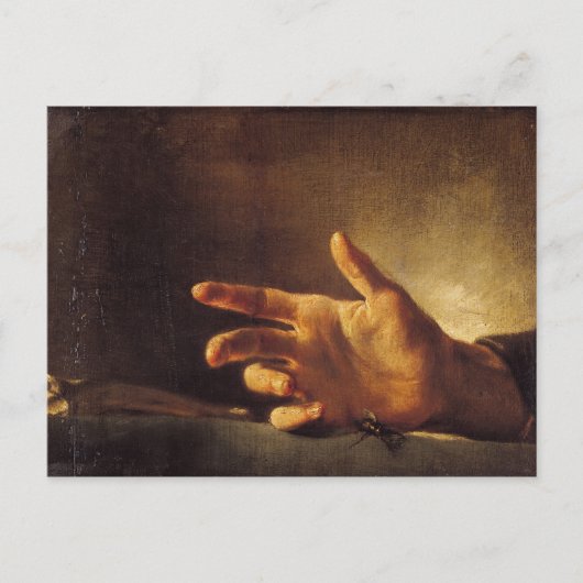 手勉強 ポストカード (正面)