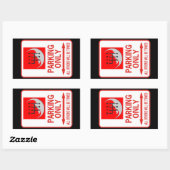 手動のみ 長方形シール (シート)