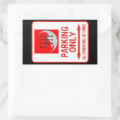 手動のみ 長方形シール (バッグ)