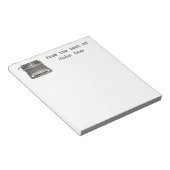 手動タイプライターメモ帳 ノートパッド (アングル)