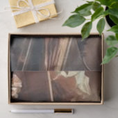 手動ヴィンテージアンティークタイプライターSepia Decompage 薄葉紙 (ギフト)